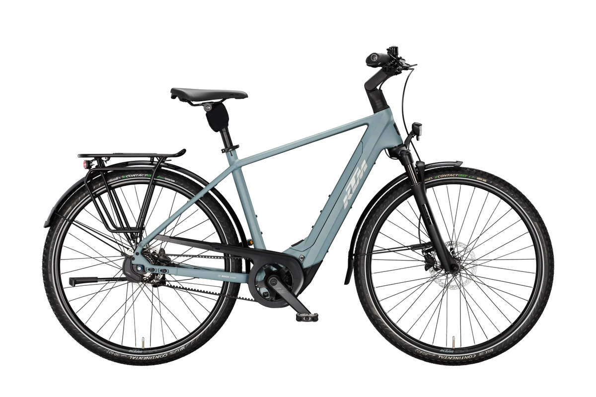 KTM Macina City Px 810 Belt DI2 Bluegrey Matt (Silver+blue)