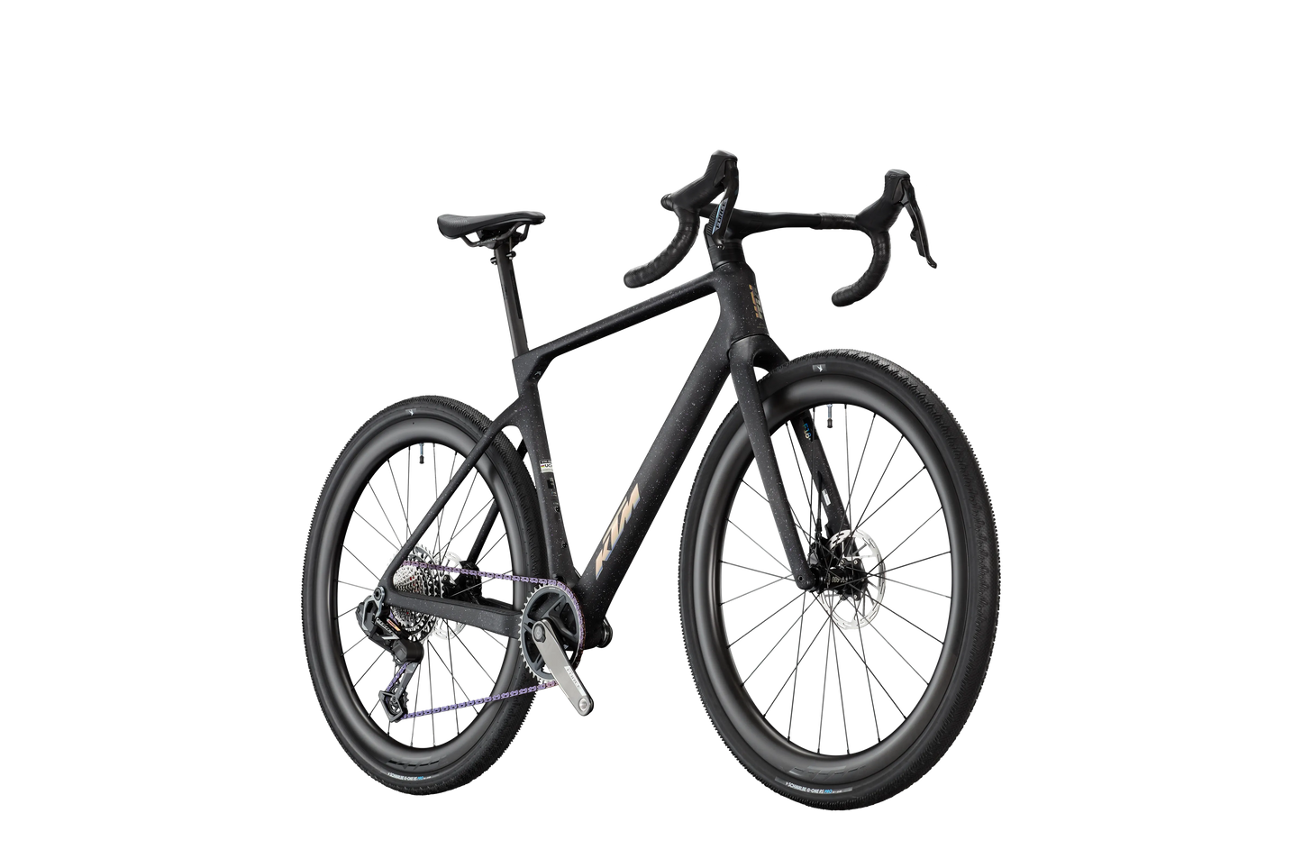 KTM Gravelator Supreme AXS PM Purple-Stained Carbon Matt (Holo Chrome Glossy)
