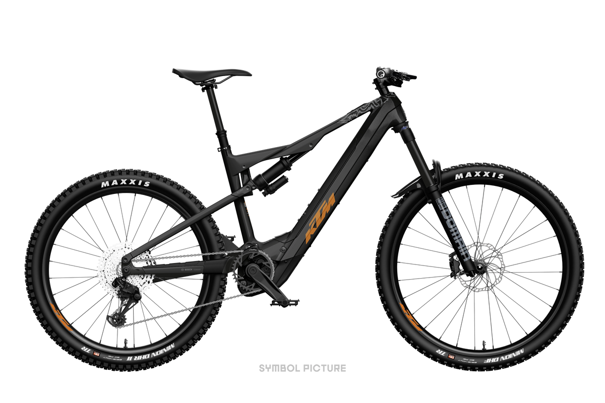 KTM Macina Prowler Elite CX-R Diamond Black Matt (Orange+grey)