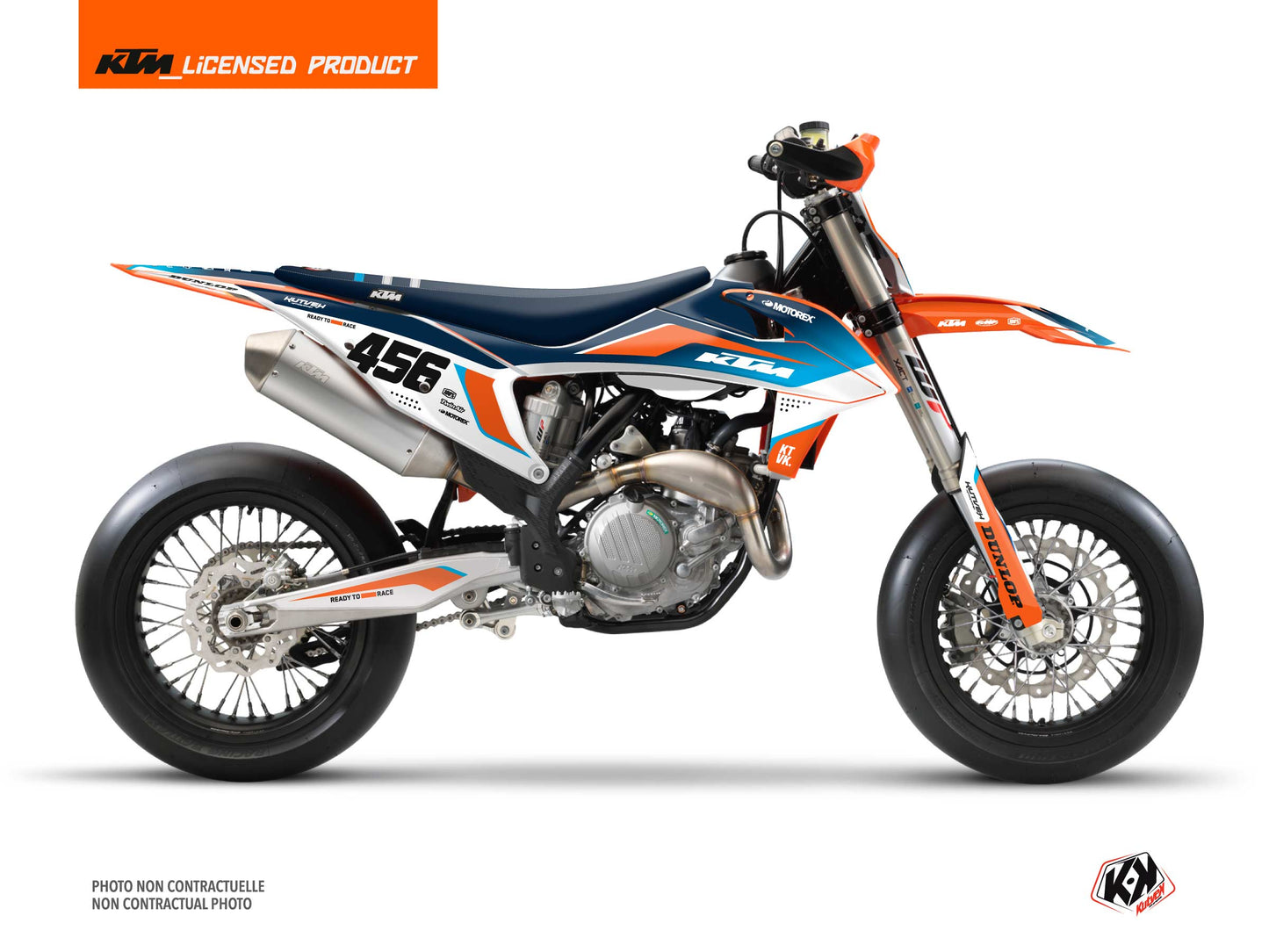KTM 450 SMR Dirt Bike Genesis Graphic Kit Blue