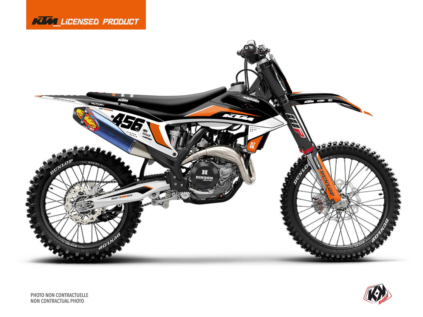 KTM 300 XC Dirt Bike Genesis Graphic Kit Black
