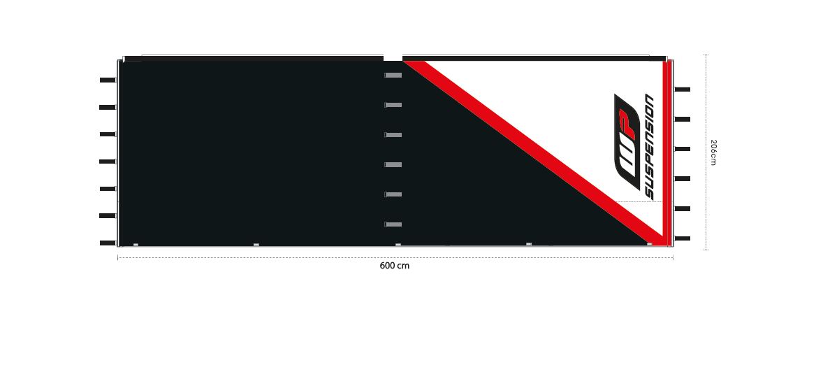 Tent Side Wall 6 x 3 m
