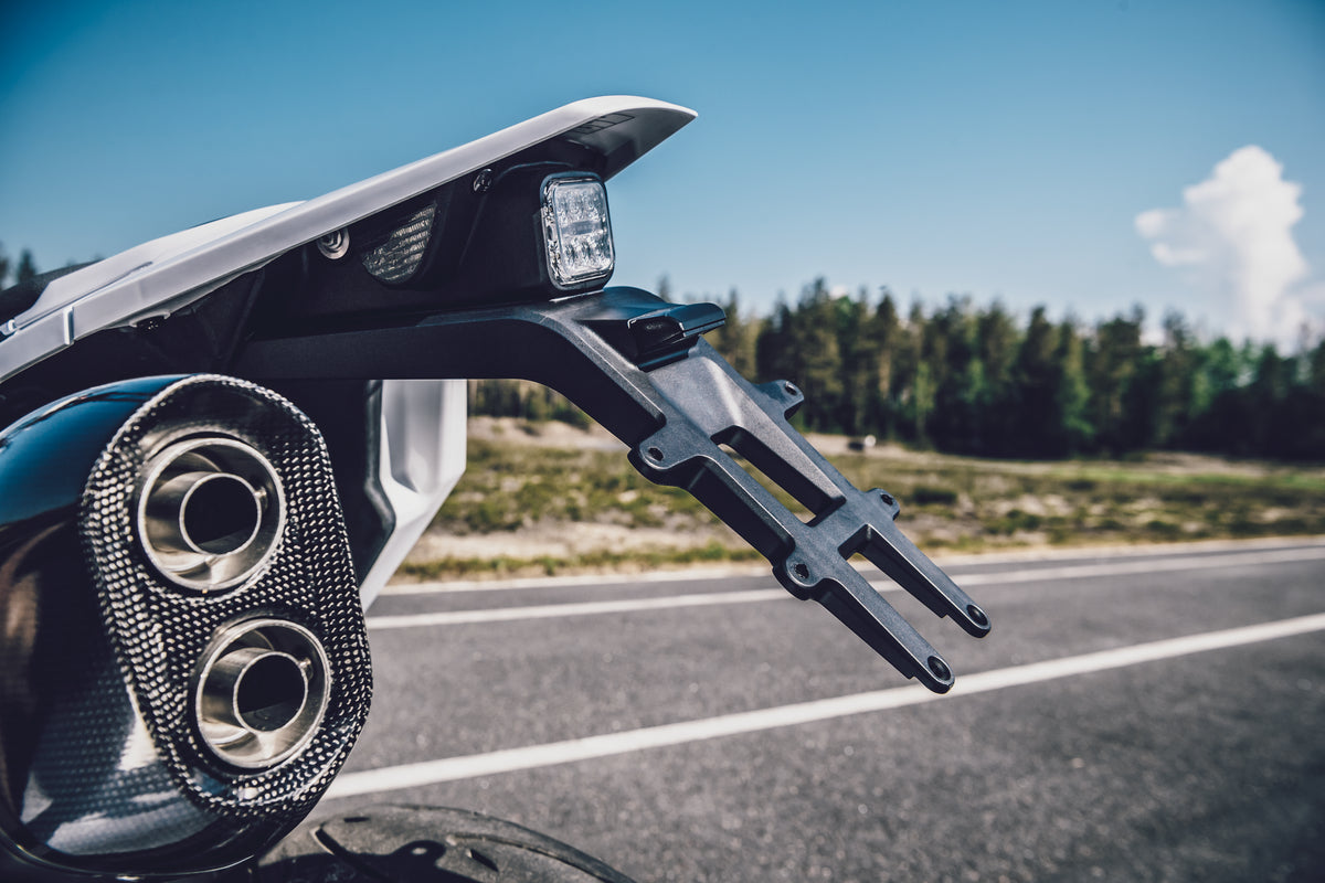 License plate holder support