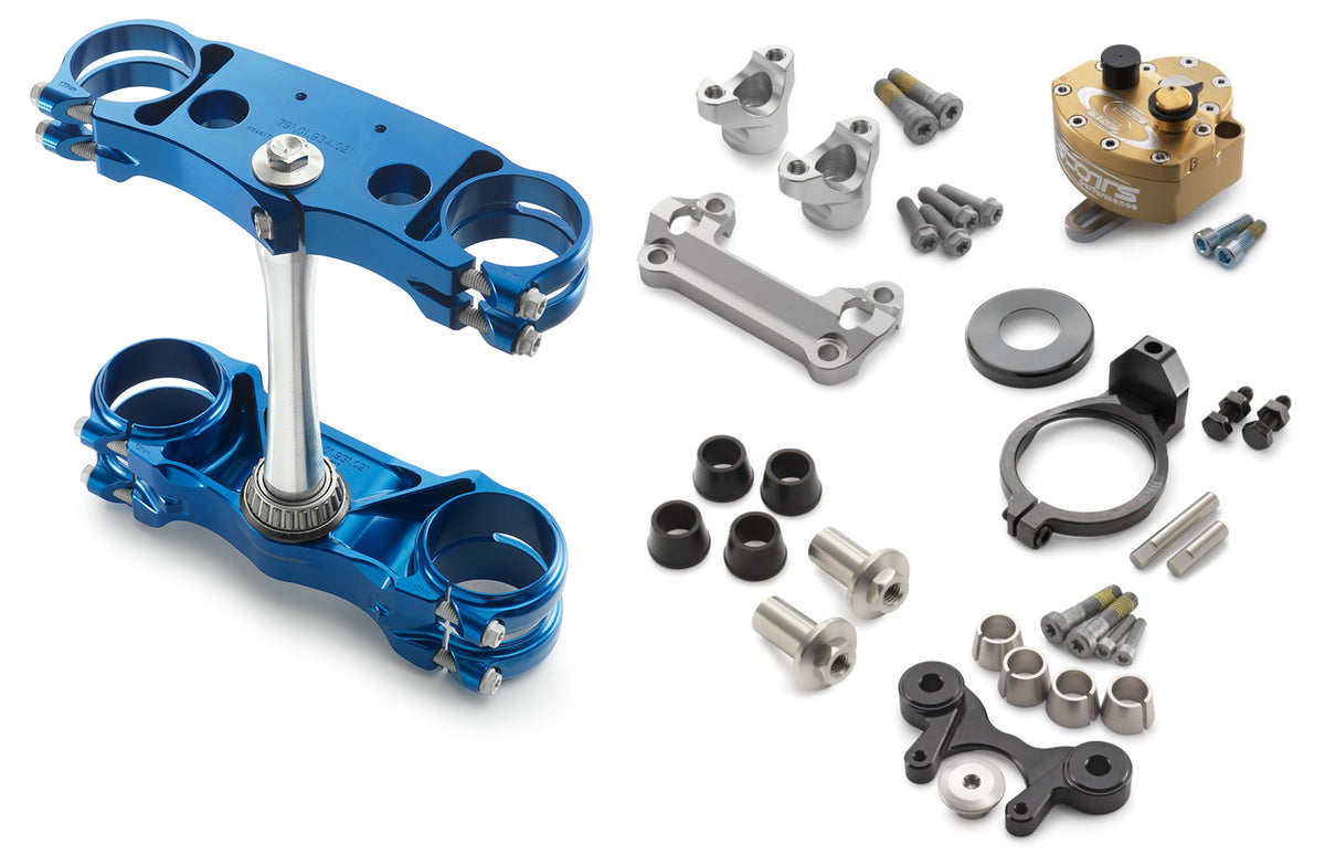 Factory triple clamp kit/Factory steering damper kit