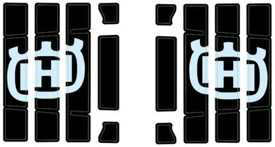 Radiator protection grille decal kit