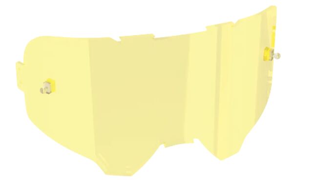 Kids Railed Goggles Single Lens Yellow OS