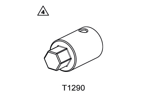 Inner tube mounting tool D=43