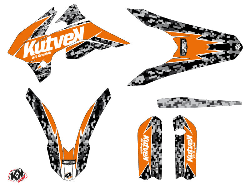 KTM 85 SX Dirt Bike Predator Graphic Kit Orange