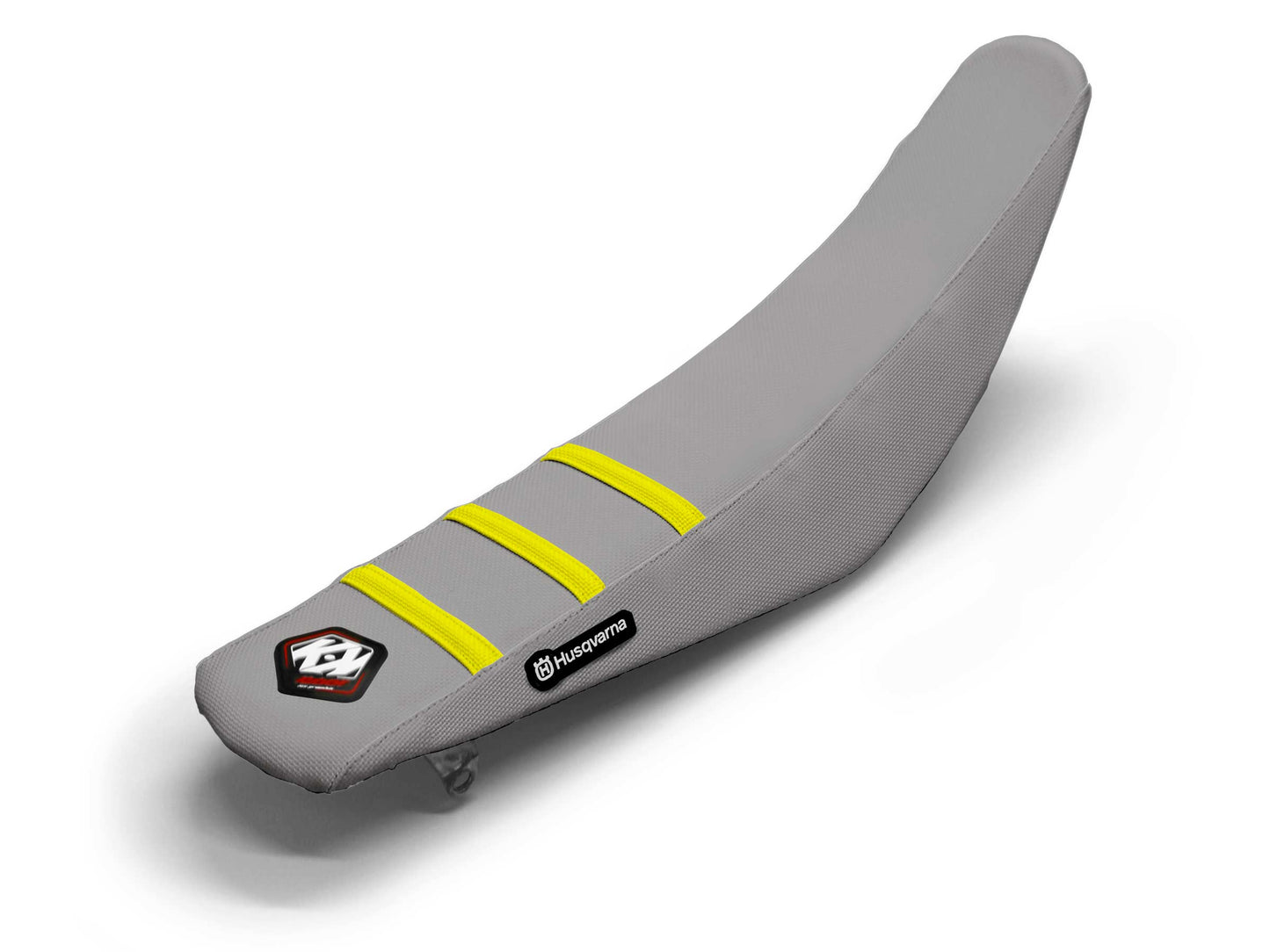 Yellow/Grey Seat Cover 3 Ribs - HUSQVARNA FC 450 FACTORY EDITION (2024-2024)