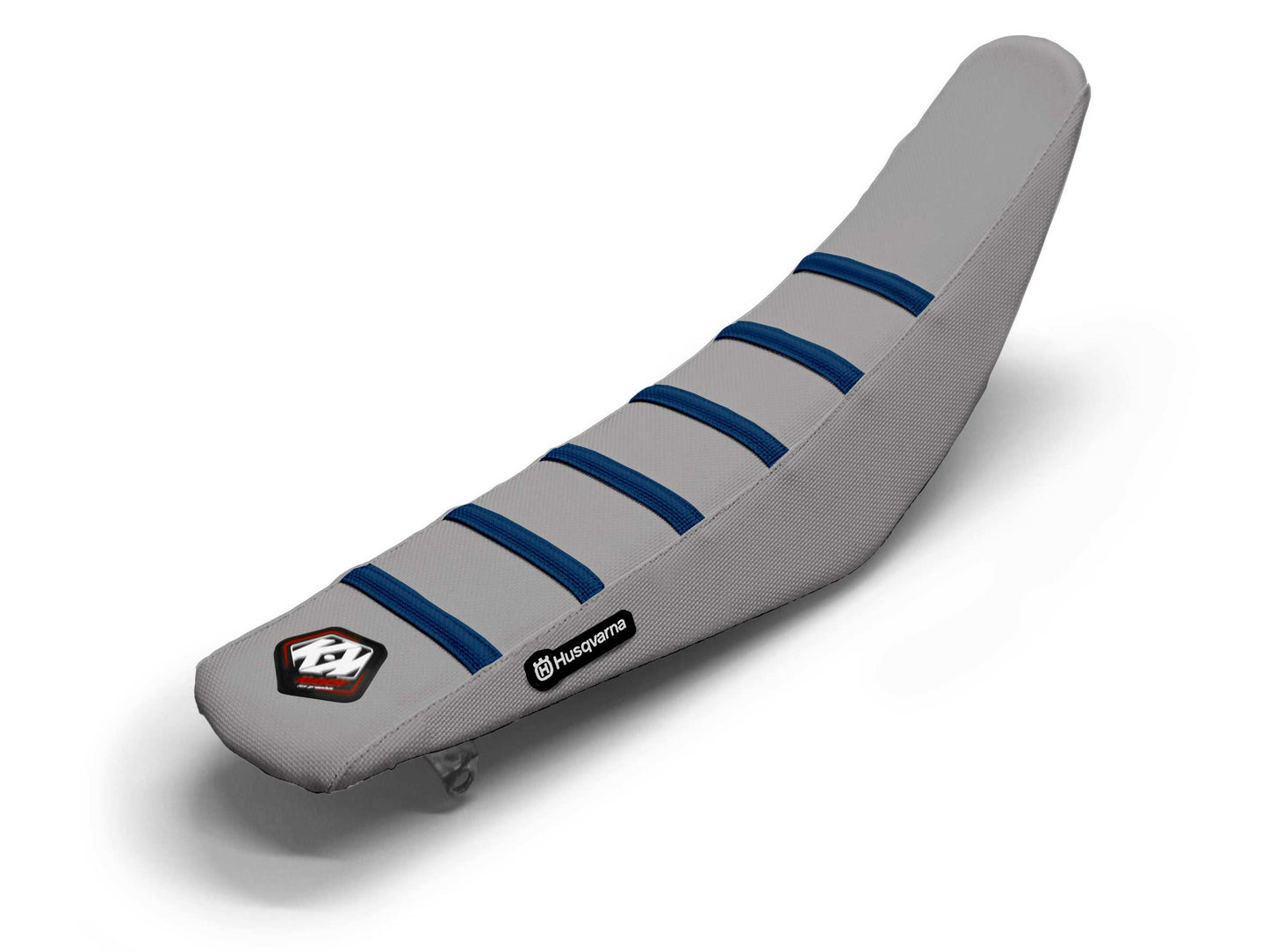 Grey/Navy Seat Cover 6 Ribs - HUSQVARNA TE 300 I (2024-2024)