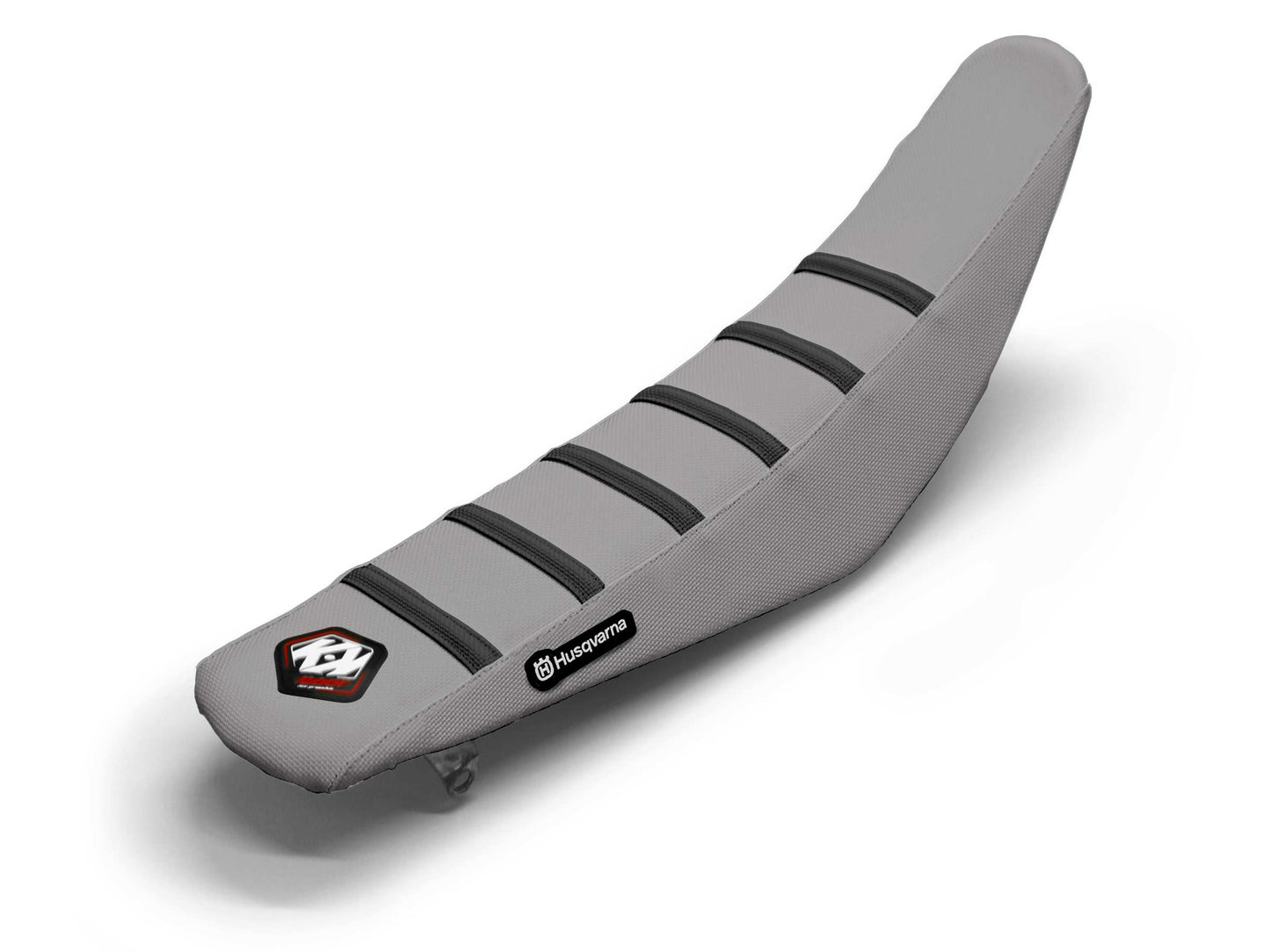 Black/Grey Seat Cover 6 Ribs - HUSQVARNA TE 250 I (2020-2023)