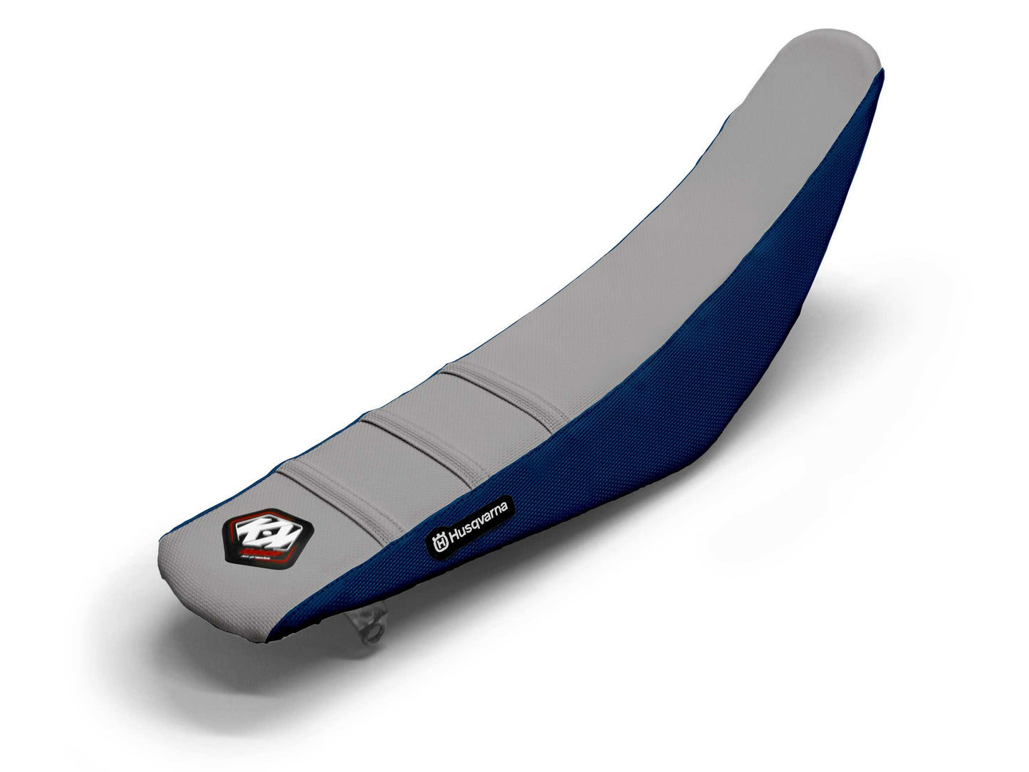 Grey/Navy Seat Cover 3 Ribs - HUSQVARNA FX 350 (2017-2023)