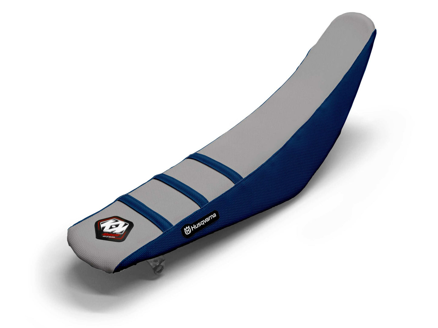 Grey/Navy Seat Cover 3 Ribs - HUSQVARNA TE 300 I (2024-2024)