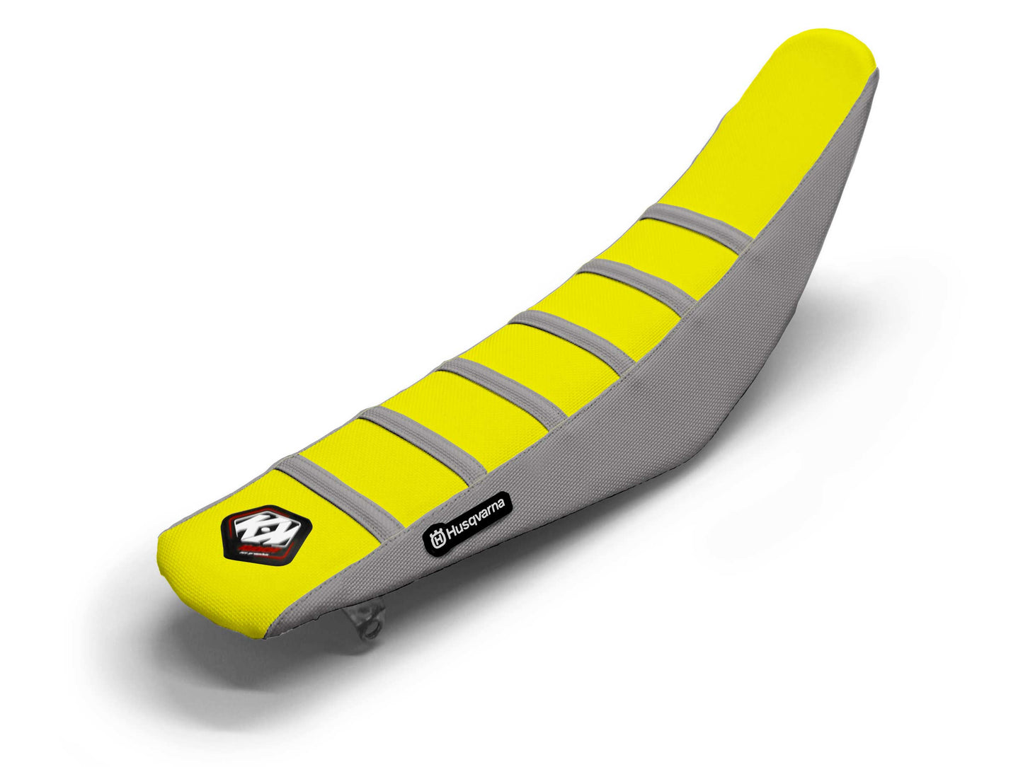 Yellow/Grey Seat Cover 6 Ribs - HUSQVARNA FC 450 FACTORY EDITION (2024-2024)