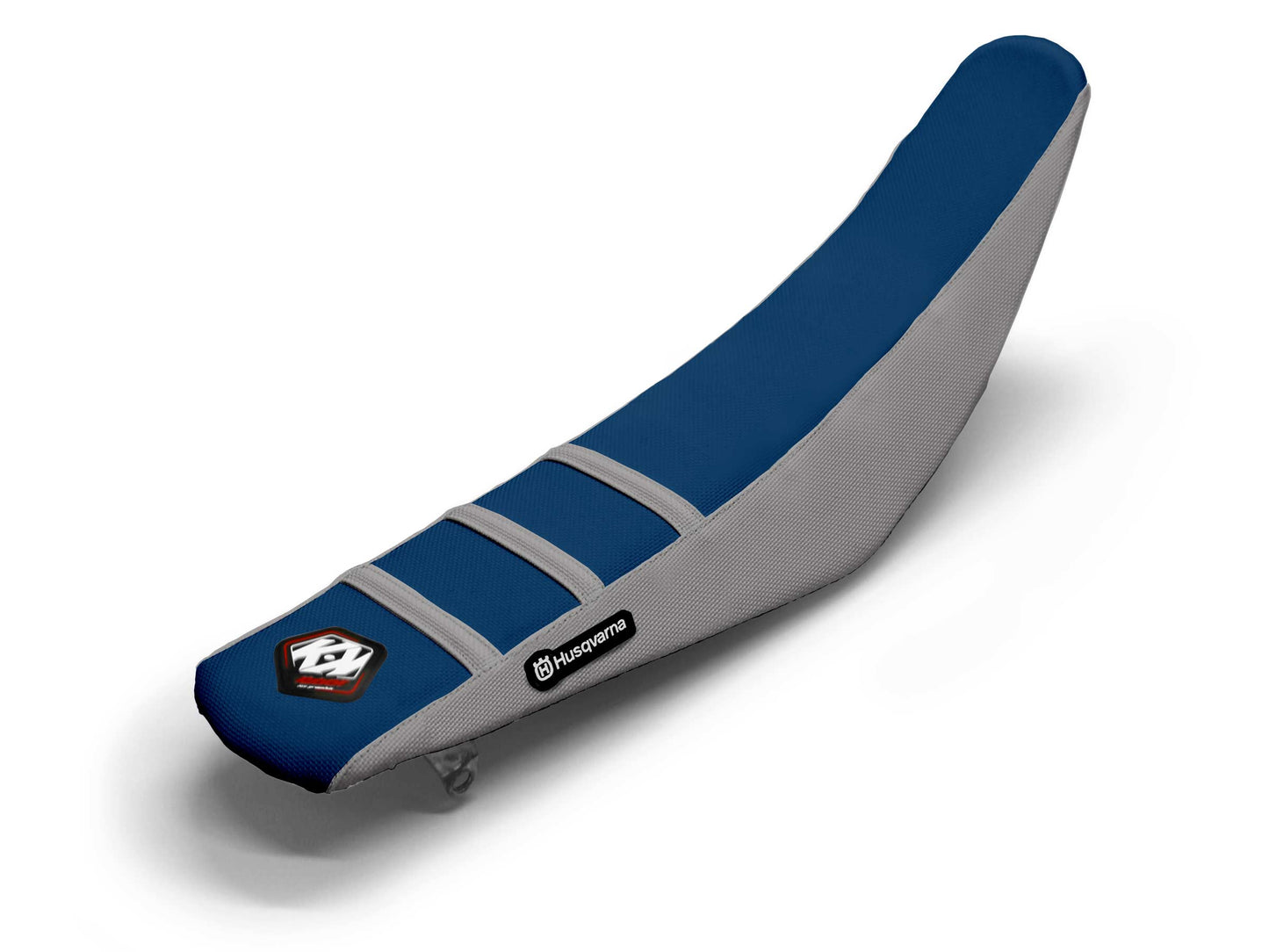 Grey/Navy Seat Cover 3 Ribs - HUSQVARNA TC 250 (2014-2023)
