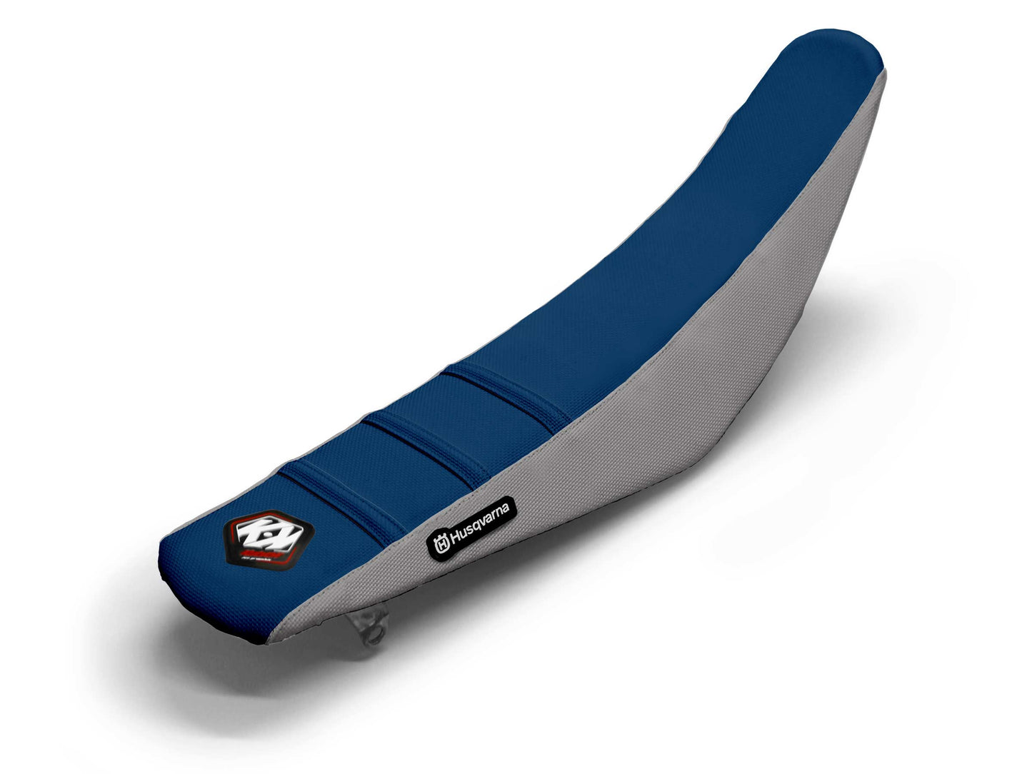 Grey/Navy Seat Cover 3 Ribs - HUSQVARNA SUPERMOTO 701 (2015-2015)