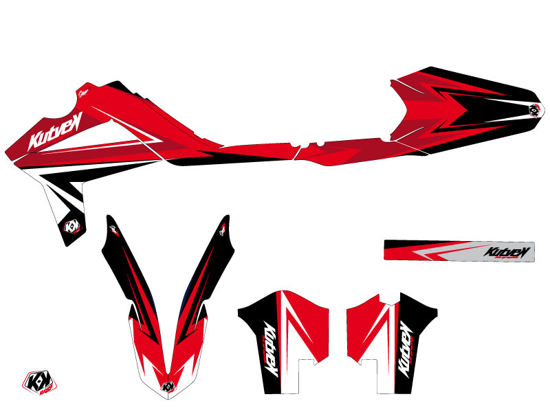 GASGAS 125 EC Dirt Bike Stage Graphic Kit Red