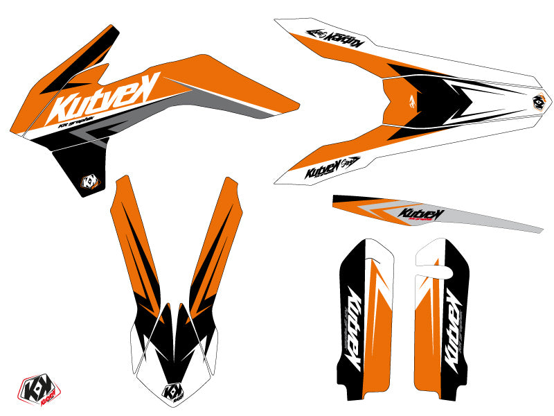 KTM EXC-EXCF Dirt Bike Stage Graphic Kit Orange
