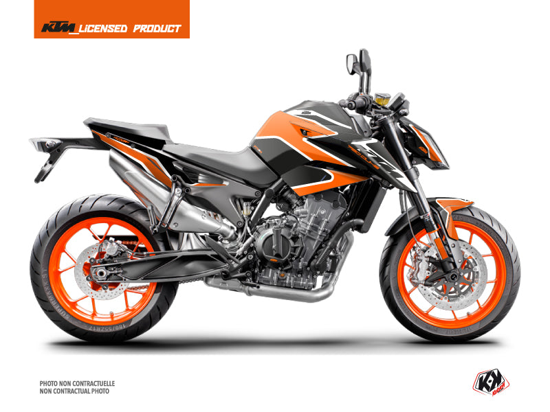KTM Duke 790 Street Bike Storm Graphic Kit Orange Black