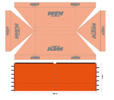 Tent Side Wall 6 x 3 m