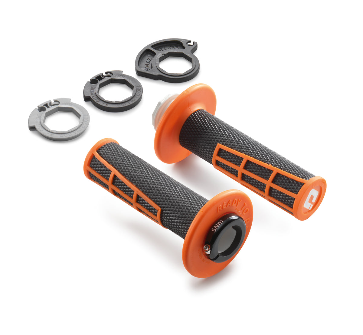 Lock on grip set