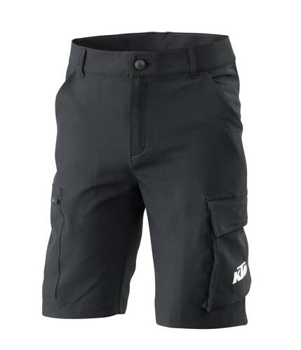 Ebony Mens Black Combat Shorts EMERSON MEN'S CARGO SHORTS