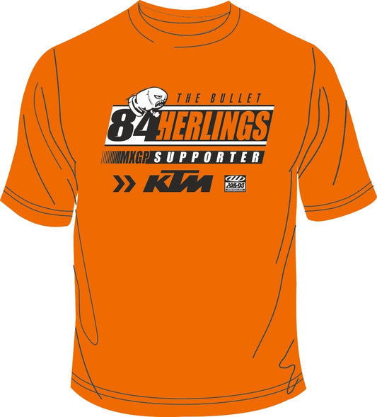 KTM SUPPORTER SHIRT HERLINGS KIDS 3/4 (98/104)