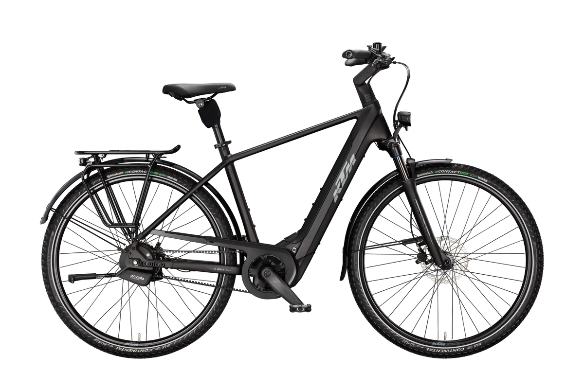 KTM Macina City 810 Belt Diamond Black Matt (Grey+burnt Orange)