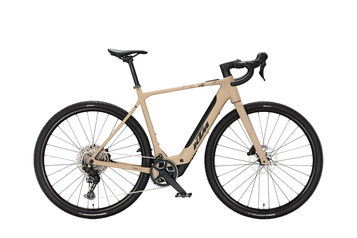 KTM Macina Gravelator SX 10 Grey Beige Matt (Black)