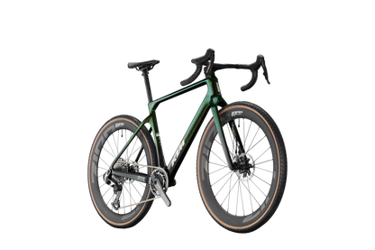 KTM Gravelator Exonic AXS PM Carbon Crystal Teal (White Holo Matt)