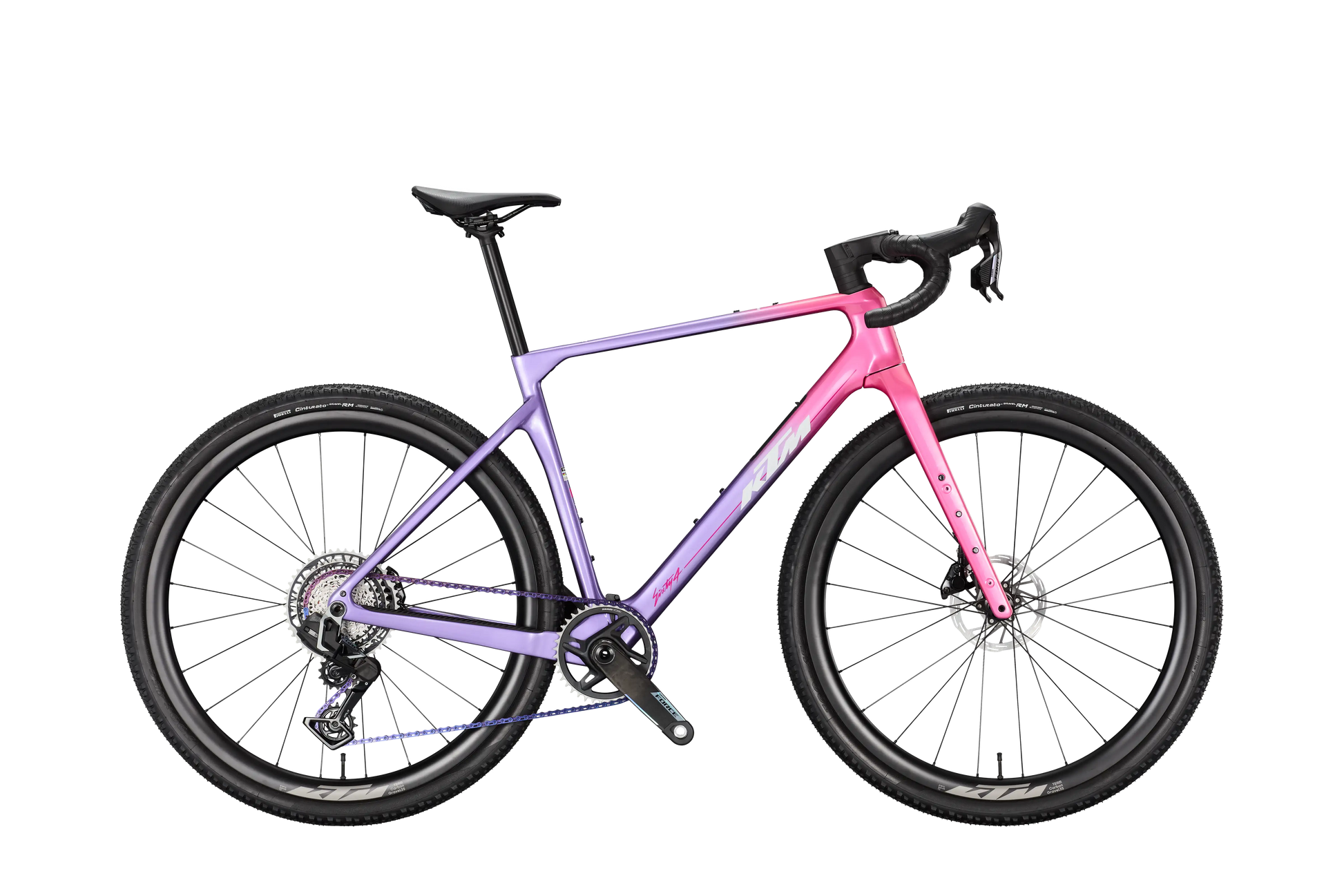 KTM Gravelator Prime AXS Violet+pink (White)