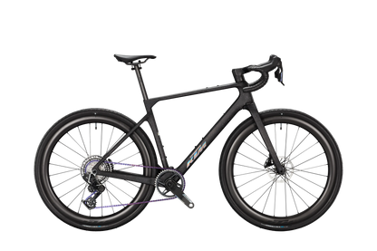 KTM Gravelator Supreme AXS PM Purple-Stained Carbon Matt (Holo Chrome Glossy)