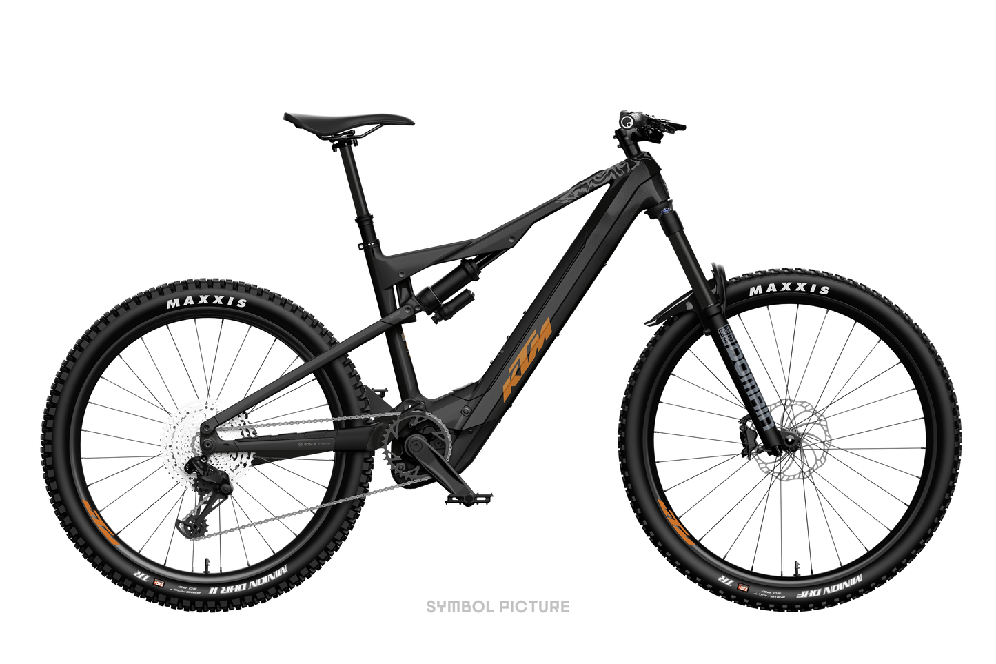 KTM Macina Prowler Elite CX-R Diamond Black Matt (Orange+grey)