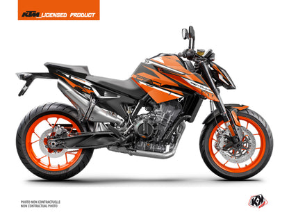 KTM Duke 790 Street Bike Arkade Graphic Kit Black Orange