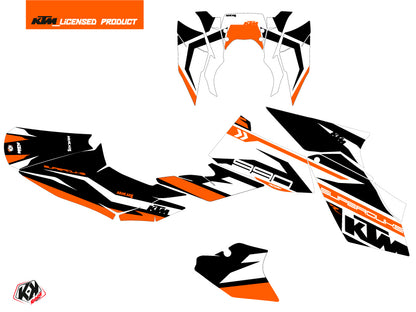 KTM Super Duke 990 R Street Bike Arkade Graphic Kit Orange White