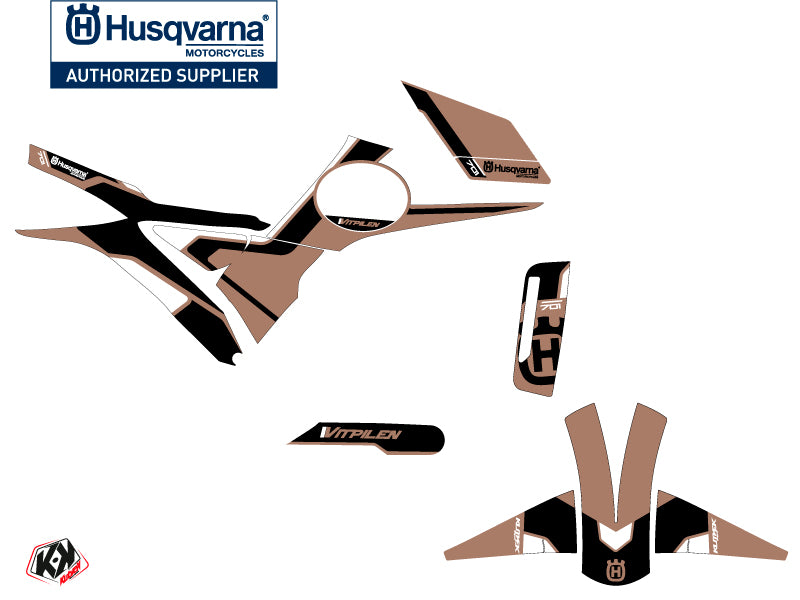 Husqvarna Vitpilen 701 Street Bike Bobber Graphic Kit Brown
