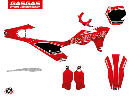 GASGAS MCF 250 Dirt Bike Border Grafik-Kit Rot