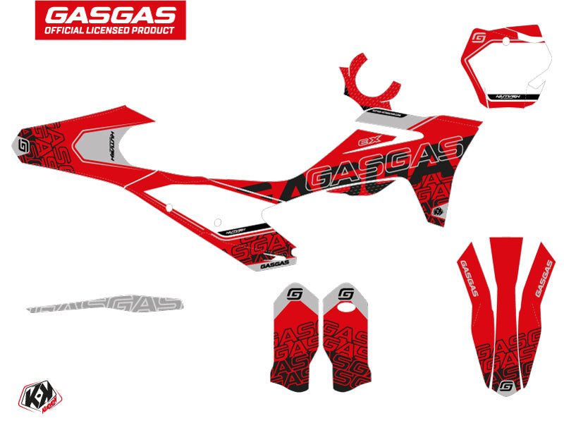 GASGAS EX 300 Dirt Bike Border Graphic Kit Black