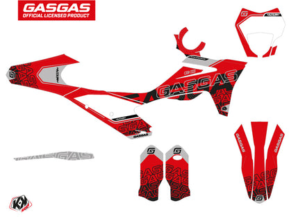 GASGAS EC Dirt Bike Border Graphic Kit Black