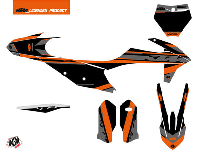 KTM 150 SX Dirt Bike Breakout Graphic Kit Black Orange