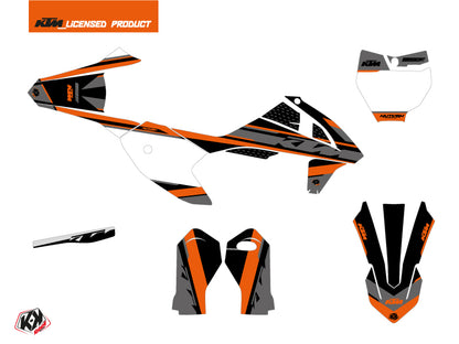 KTM 50 SX Dirt Bike Breakout Graphic Kit Black Orange
