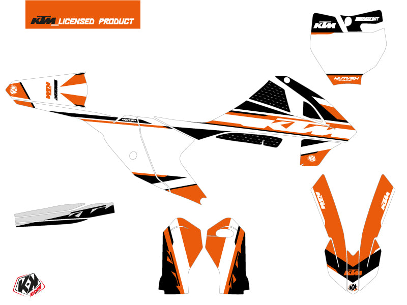 KTM 65 SX Dirt Bike Breakout Graphic Kit Orange White