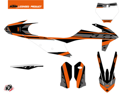 KTM 300 XC Dirt Bike Breakout Grafikkit Schwarz Orange
