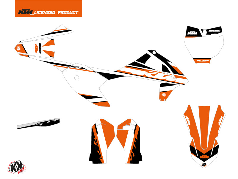 KTM SX-E 5 Dirt Bike Breakout Graphic Kit Orange White