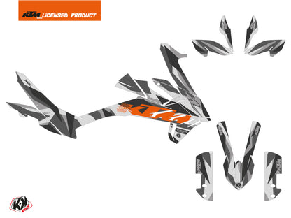 KTM 790 Adventure R Street Bike Delta Graphic Kit Grey Orange