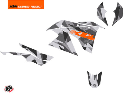 KTM 1290 Super Adventure R Straßenmotorrad Delta Grafik-Kit Grau Orange