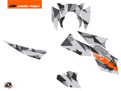 KTM Super Duke 990 Street Bike Delta Graphic Kit Gray Orange