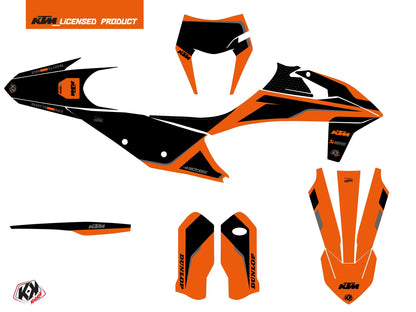 KTM EXC-EXCF Dirt Bike DNA Grafikkit Orange