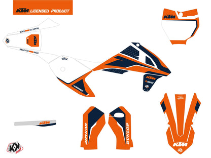 KTM 50 SX Dirt Bike DNA Grafikkit Blau