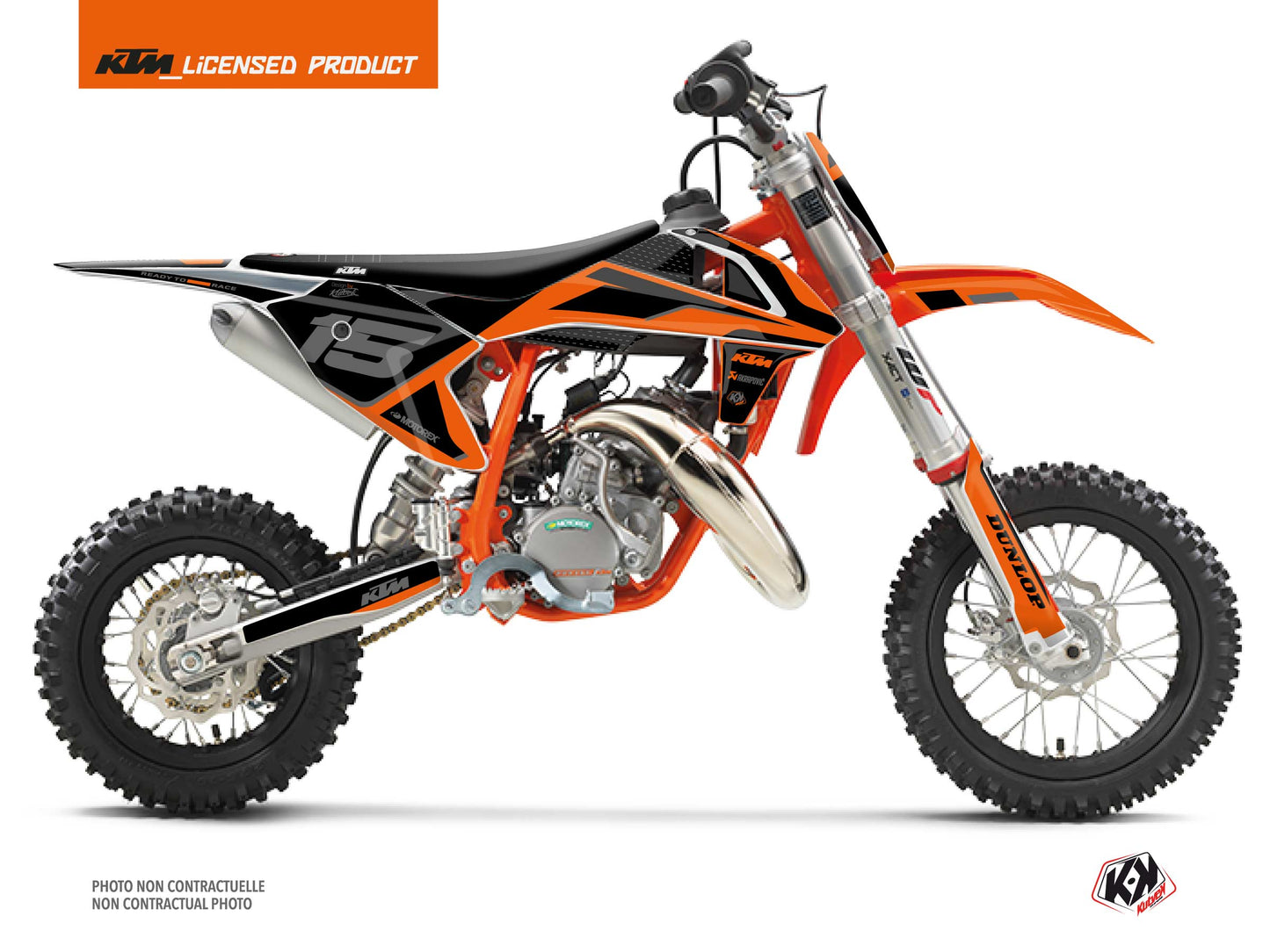 KTM 50 SX Dirt Bike DNA Graphic Kit Orange